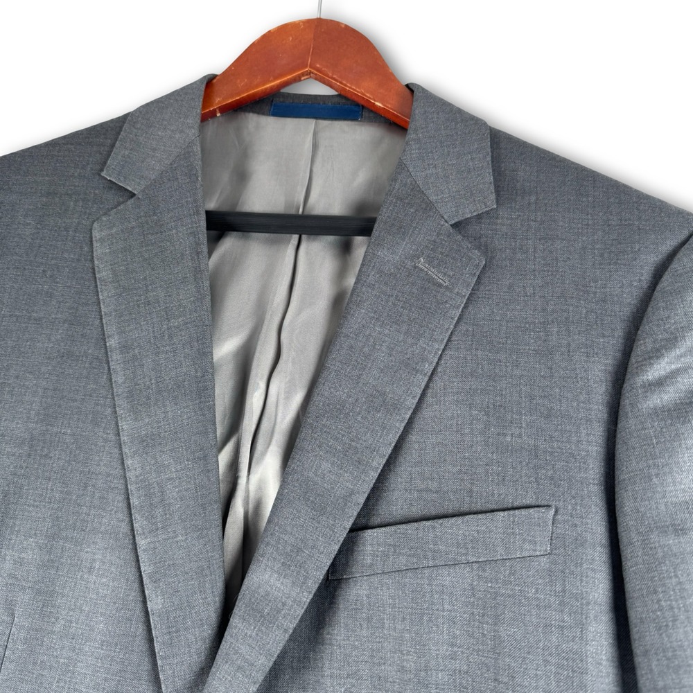 Paul Betenley Mens Roberto Gray Suit Blazer Jacket Sz 40R - Picture 2 of 6